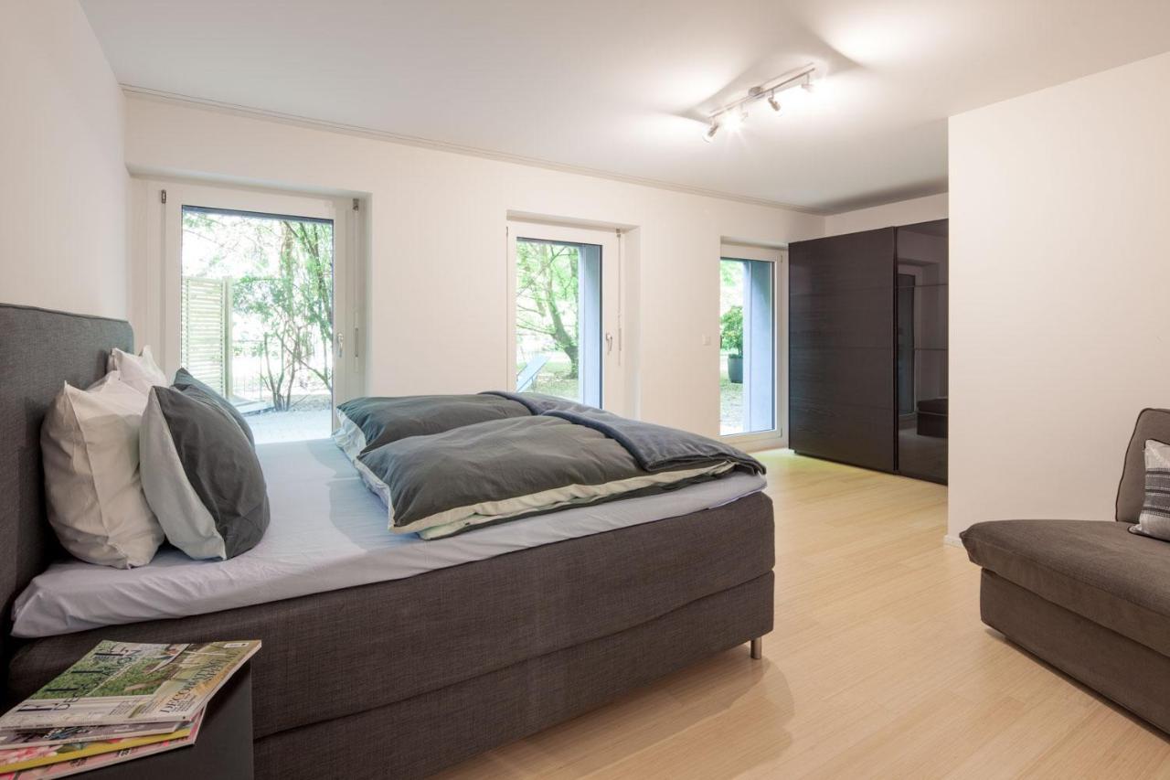 2,5 Zi Design Loft Wohnung Mit Gartensitzplatz Basileia Exterior foto